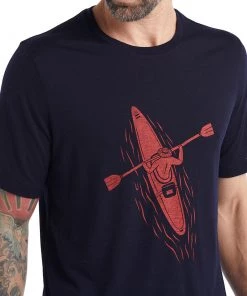 Icebreaker Merino Tech Lite II Mens T-Shirt Paddle Lines Navy Blue 9 Icebreaker Merino Tech Lite II Mens T-Shirt Paddle Lines Navy Blue -Cheap Icebreaker Shop 0a56cy401 4