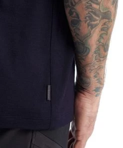 Icebreaker Merino Tech Lite II Mens T-Shirt Paddle Lines Navy Blue 11 Icebreaker Merino Tech Lite II Mens T-Shirt Paddle Lines Navy Blue -Cheap Icebreaker Shop 0a56cy401 5