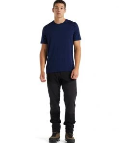 Icebreaker Merino Tech Lite II Mens T-Shirt Royal Navy L -Cheap Icebreaker Shop 0a59iy466 3 1