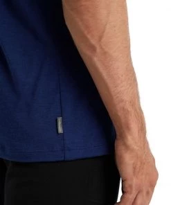 Icebreaker Merino Tech Lite II Mens T-Shirt Move To Natural Mountain Royal Navy 2XL -Cheap Icebreaker Shop 0a59j3466 5 1