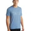 Icebreaker Merino Tech Lite II Mens T-Shirt Combi Ski Trip Island L