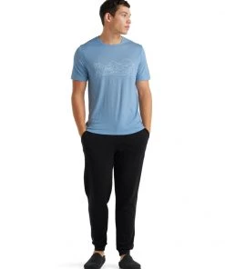 Icebreaker Merino Tech Lite II Mens T-Shirt Combi Ski Trip Island 2XL -Cheap Icebreaker Shop 0a59j4072 3 1