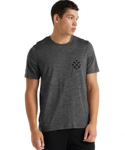 Icebreaker Merino Tech Lite II Mens T-Shirt Nonetwork Grey 2XL