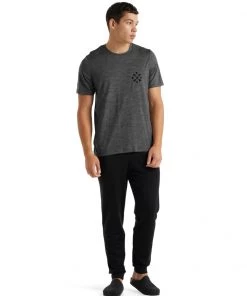 Icebreaker Merino Tech Lite II Mens T-Shirt Nonetwork Grey 2XL -Cheap Icebreaker Shop 0a59j6004 3 1