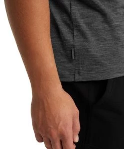 Icebreaker Merino Tech Lite II Mens T-Shirt Nonetwork Grey 2XL -Cheap Icebreaker Shop 0a59j6004 8 1