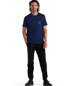 Icebreaker Merino Tech Lite II Mens T-Shirt Nonetwork Royal Navy M -Cheap Icebreaker Shop 0a59j6466 3