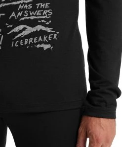 Icebreaker 200 Oasis LS Crewe Mens Top Travel Diaries Black 16 Icebreaker 200 Oasis LS Crewe Mens Top Travel Diaries Black -Cheap Icebreaker Shop 0a59kx001 7