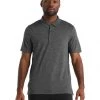 Icebreaker Merino Tech Lite II Mens Polo Shirt Gritstone Heather M -Cheap Icebreaker Shop 0a59lc004 1