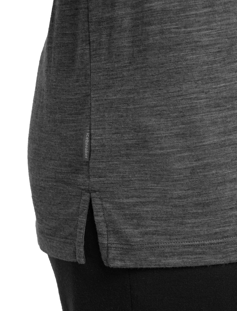Icebreaker Merino Tech Lite II Mens Polo Shirt Gritstone Heather M 9 Icebreaker Merino Tech Lite II Mens Polo Shirt Gritstone Heather M - Image 7