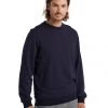 Icebreaker Merino Hybrid Central Mens Long Sleeve Sweatshirt Midnight Navy -Cheap Icebreaker Shop 0a59lg401 1