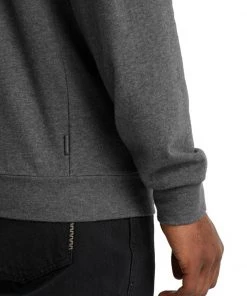 Icebreaker Merino Hybrid Central Mens Long Sleeve Zip Jacket Gritstone Heather -Cheap Icebreaker Shop 0a59lh004 9