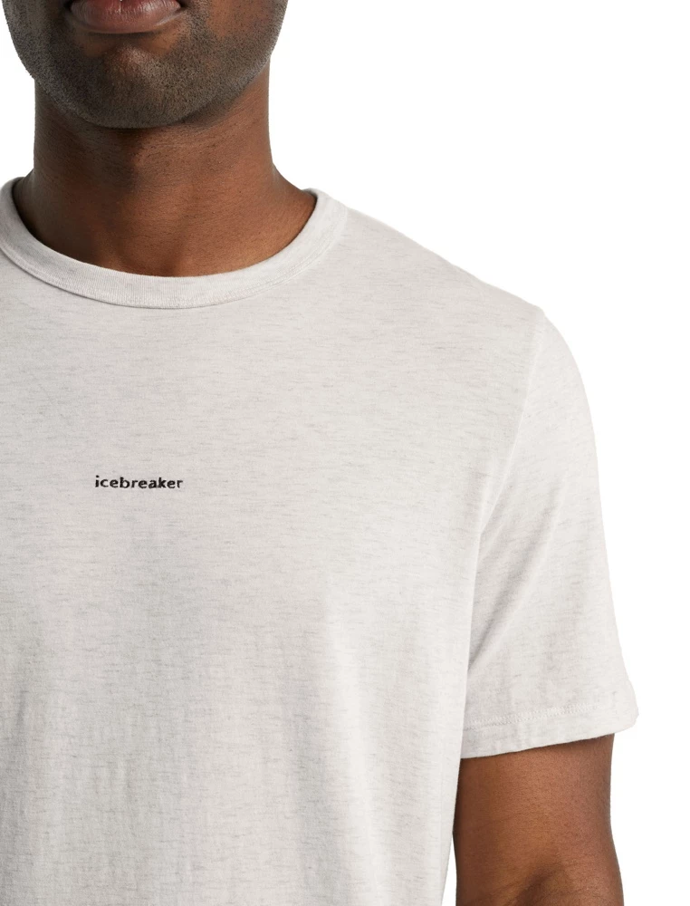 Icebreaker Merino Hybrid Central Mens T-Shirt Cream 7 Icebreaker Merino Hybrid Central Mens T-Shirt Cream - Image 5