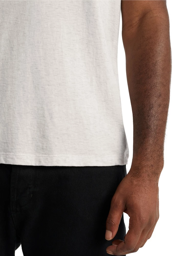 Icebreaker Merino Hybrid Central Mens T-Shirt Cream 8 Icebreaker Merino Hybrid Central Mens T-Shirt Cream - Image 6