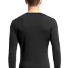 Icebreaker Mens Oasis Merino Thermal Long Sleeve Crew Shirt Black XL -Cheap Icebreaker Shop 100476 black 2