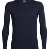 Icebreaker Mens Merino Oasis Long Sleeve Crewe Shirt Midnight Navy M -Cheap Icebreaker Shop 100476417 1 1