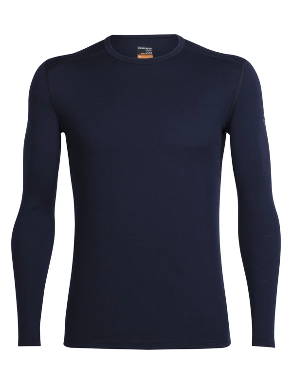 Icebreaker Mens Merino Oasis Long Sleeve Crewe Shirt Midnight Navy L 3 Icebreaker Mens Merino Oasis Long Sleeve Crewe Shirt Midnight Navy L
