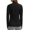 Icebreaker Womens Original Long Sleeve Half Zip Top Black