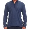 Icebreaker Mens Merino Original Long Sleeve Half Zip Shirt Fathom Heather 2XL -Cheap Icebreaker Shop 100871403 2 1