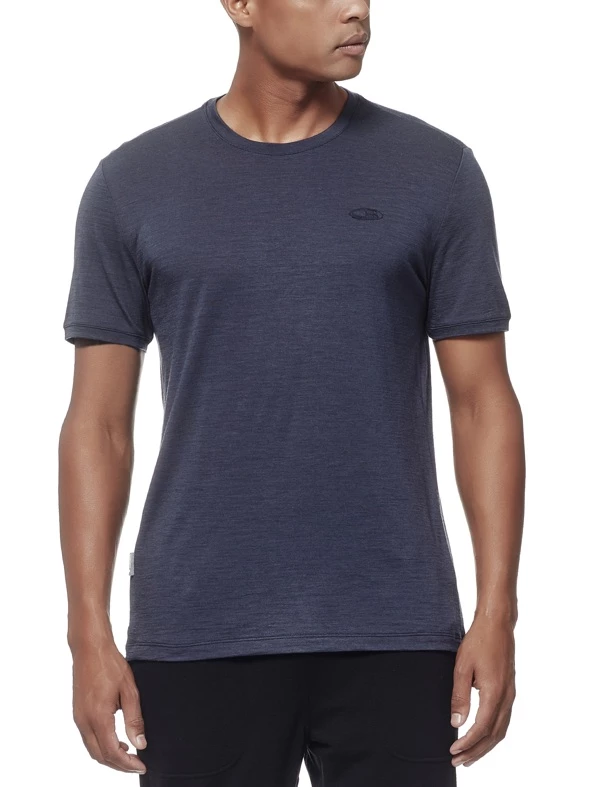 Icebreaker Mens Merino Tech Lite Short Sleeve Crewe Stealth 2XL 3 Icebreaker Mens Merino Tech Lite Short Sleeve Crewe Stealth 2XL