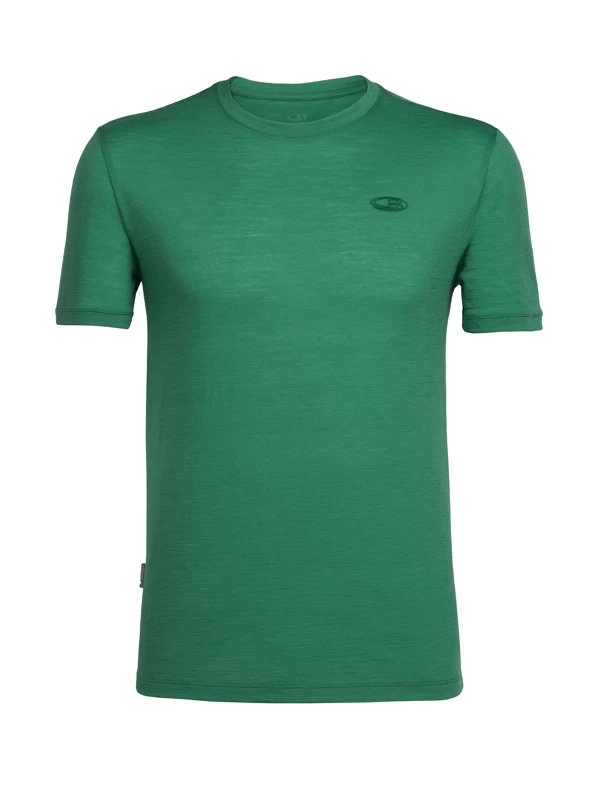 Icebreaker Mens Merino Tech Lite Short Sleeve Crewe Shirt Green M 3 Icebreaker Mens Merino Tech Lite Short Sleeve Crewe Shirt Green M
