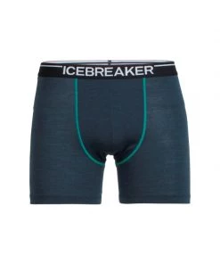 Icebreaker Mens Merino Anatomica Boxers Nori Heather/Nautical 2XL