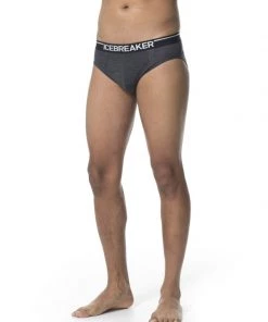 Icebreaker Merino Anatomica Mens Briefs Dark Grey Medium