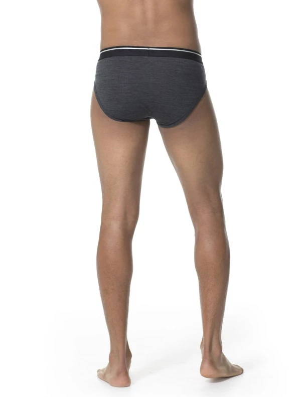 Icebreaker Merino Anatomica Mens Briefs Dark Grey 2XL 4 Icebreaker Merino Anatomica Mens Briefs Dark Grey 2XL - Image 2