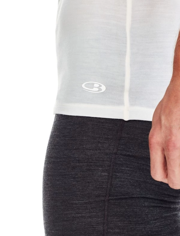 Icebreaker Mens Merino Anatomica Tank Snow 8 Icebreaker Mens Merino Anatomica Tank Snow - Image 6