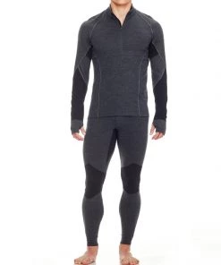 Icebreaker Mens Merino Winter Zone Leggings Jet Heather/Black 2XL 10 Icebreaker Mens Merino Winter Zone Leggings Jet Heather/Black 2XL -Cheap Icebreaker Shop 103320003 4