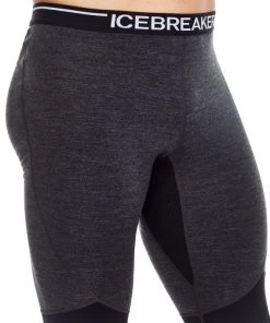 Icebreaker Mens Merino Winter Zone Leggings Jet Heather/Black 2XL 11 Icebreaker Mens Merino Winter Zone Leggings Jet Heather/Black 2XL -Cheap Icebreaker Shop 103320003 5