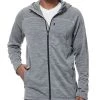 Icebreaker Mens Merino Mt Elliot Long Sleeve Hoodie Gritstone Heather/Black 2XL -Cheap Icebreaker Shop 103452002 2