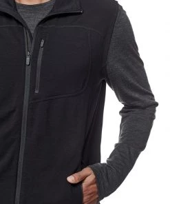 Icebreaker Mens Merino Mt Elliot Vest Black L -Cheap Icebreaker Shop 103454001 5