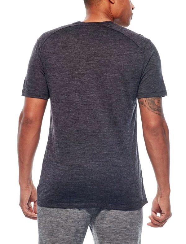 Icebreaker Merino Hybrid Sphere Mens T-Shirt Black Heather XL 3 Icebreaker Merino Hybrid Sphere Mens T-Shirt Black Heather XL
