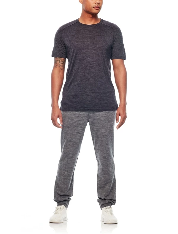 Icebreaker Merino Hybrid Sphere Mens T-Shirt Black Heather XL 4 Icebreaker Merino Hybrid Sphere Mens T-Shirt Black Heather XL - Image 2