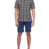 Icebreaker Mens Merino Hybrid Compass SS Shirt Metal/Monsoon Plaid XL 2 Icebreaker Mens Merino Hybrid Compass SS Shirt Metal/Monsoon Plaid XL -Cheap Icebreaker Shop 103611002 4 1