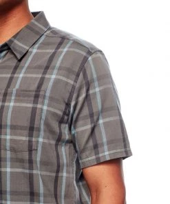 Icebreaker Mens Merino Hybrid Compass SS Shirt Metal/Monsoon Plaid M 12 Icebreaker Mens Merino Hybrid Compass SS Shirt Metal/Monsoon Plaid M -Cheap Icebreaker Shop 103611002 6