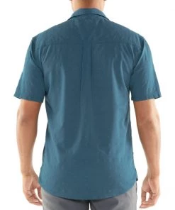 Icebreaker Merino Hybrid Compass Short Sleeve Mens T-Shirt Thunder/Timberwolf/Dobby XL