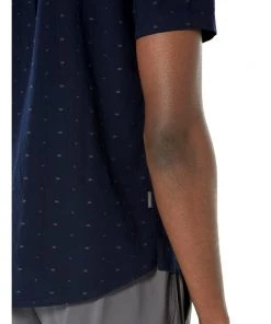 Icebreaker Merino Hybrid Compass Mens Collared Dress Shirt Midnight Navy S -Cheap Icebreaker Shop 103611423 7 1