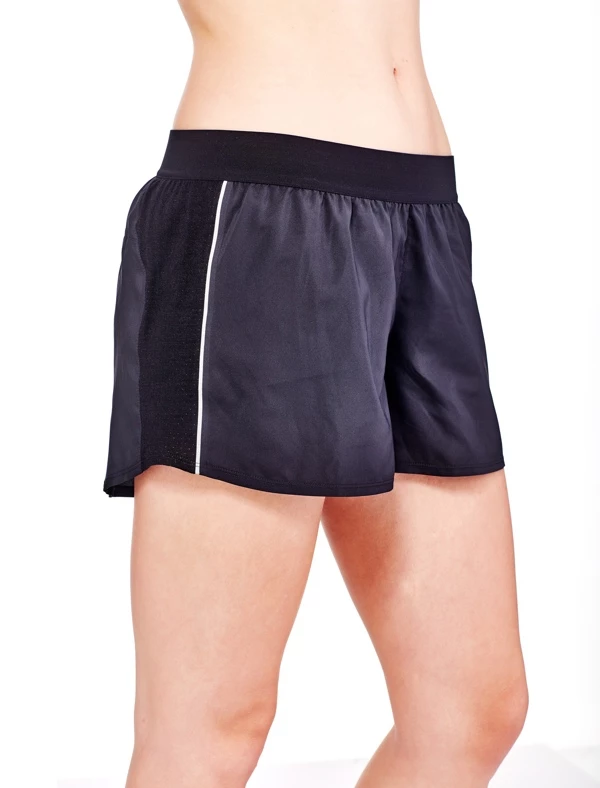 Icebreaker Womens Comet Shorts Black/White M 6 Icebreaker Womens Comet Shorts Black/White M - Image 4