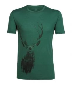 Icebreaker Mens Tech Lite SS Crewe Staggering Scout M