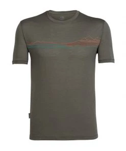 Icebreaker Mens Tech Lite Crewe Shirt Waterline Kona L