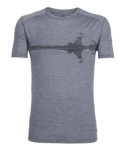 Icebreaker Mens Sphere Crewe Shirt Grey 2XL