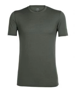 Icebreaker Mens Merino Tech Lite Crewe Shirt Kale L
