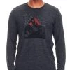 Icebreaker Mens Merino Tech Lite Long Sleeve Crewe Shirt Everest Grey L -Cheap Icebreaker Shop 103864001 2