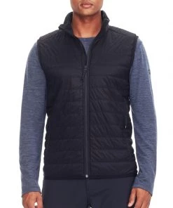 Icebreaker Mens MerinoLOFT Hyperia Lite Vest Black M