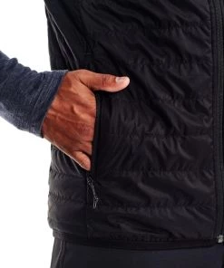 Icebreaker Mens MerinoLOFT Hyperia Lite Vest Black 2XL -Cheap Icebreaker Shop 103870001 7 1