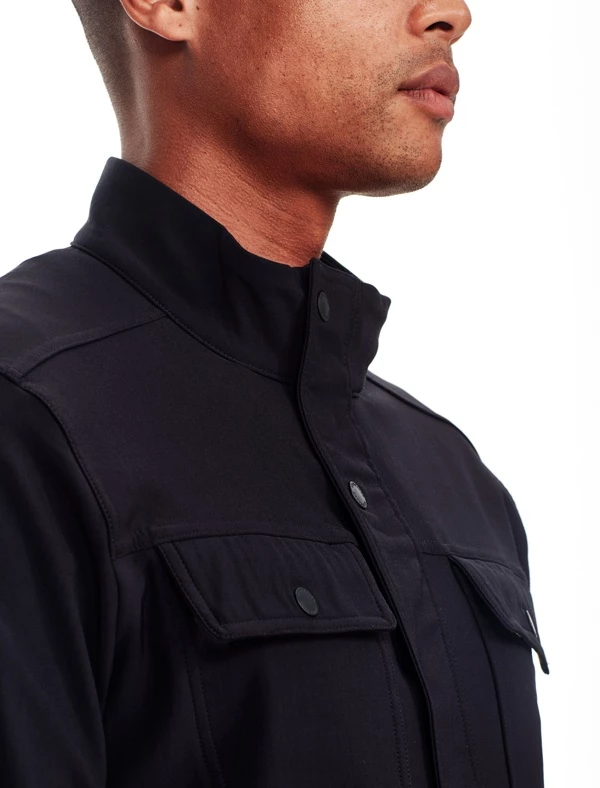 Icebreaker Mens Merino Hybrid Utility Softshell Jacket Black L 7 Icebreaker Mens Merino Hybrid Utility Softshell Jacket Black L - Image 5