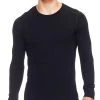 Icebreaker Mens Merino Tech Top Long Sleeve Crewe Shirt Black L -Cheap Icebreaker Shop 104033001 2 1