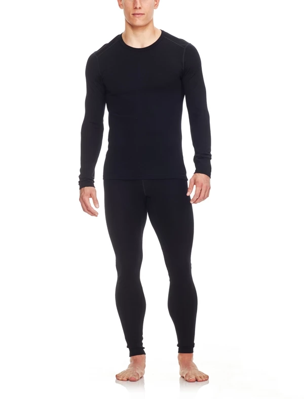 Icebreaker Mens Merino Tech Top Long Sleeve Crewe Shirt Black M 5 Icebreaker Mens Merino Tech Top Long Sleeve Crewe Shirt Black M - Image 3