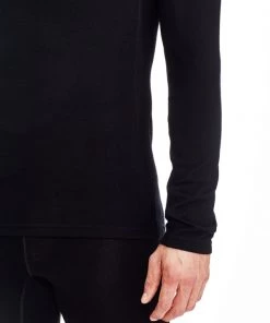Icebreaker Mens Merino Tech Top Long Sleeve Crewe Shirt Black M 13 Icebreaker Mens Merino Tech Top Long Sleeve Crewe Shirt Black M -Cheap Icebreaker Shop 104033001 7